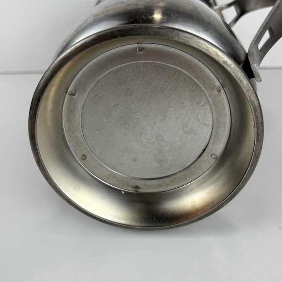 Oneida 18/8 Stainless Steel Coffee/Tea Pot Hinged Lid 8” Vintage Japan - Picture 6 of 10